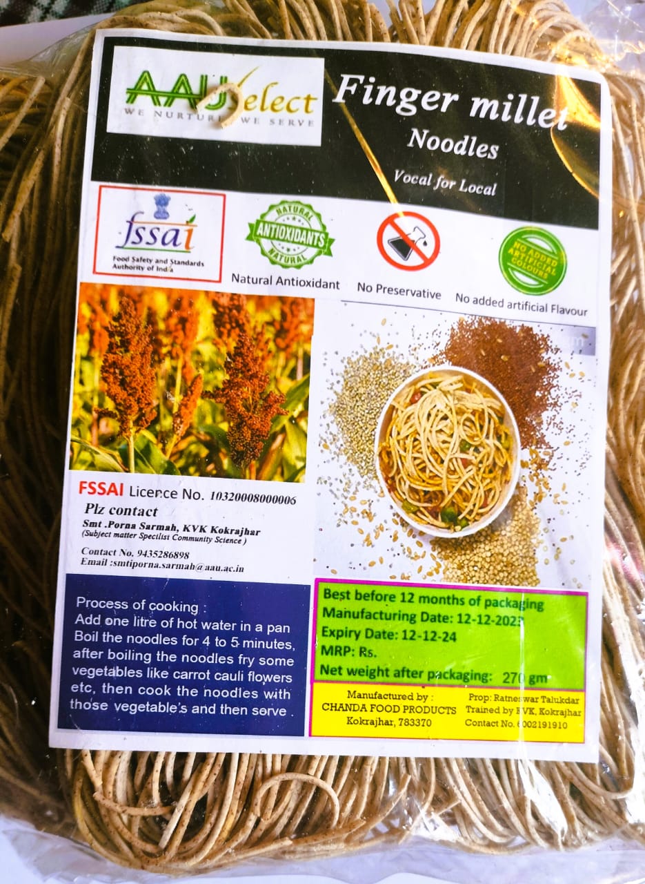 Finger Millet Noodles
